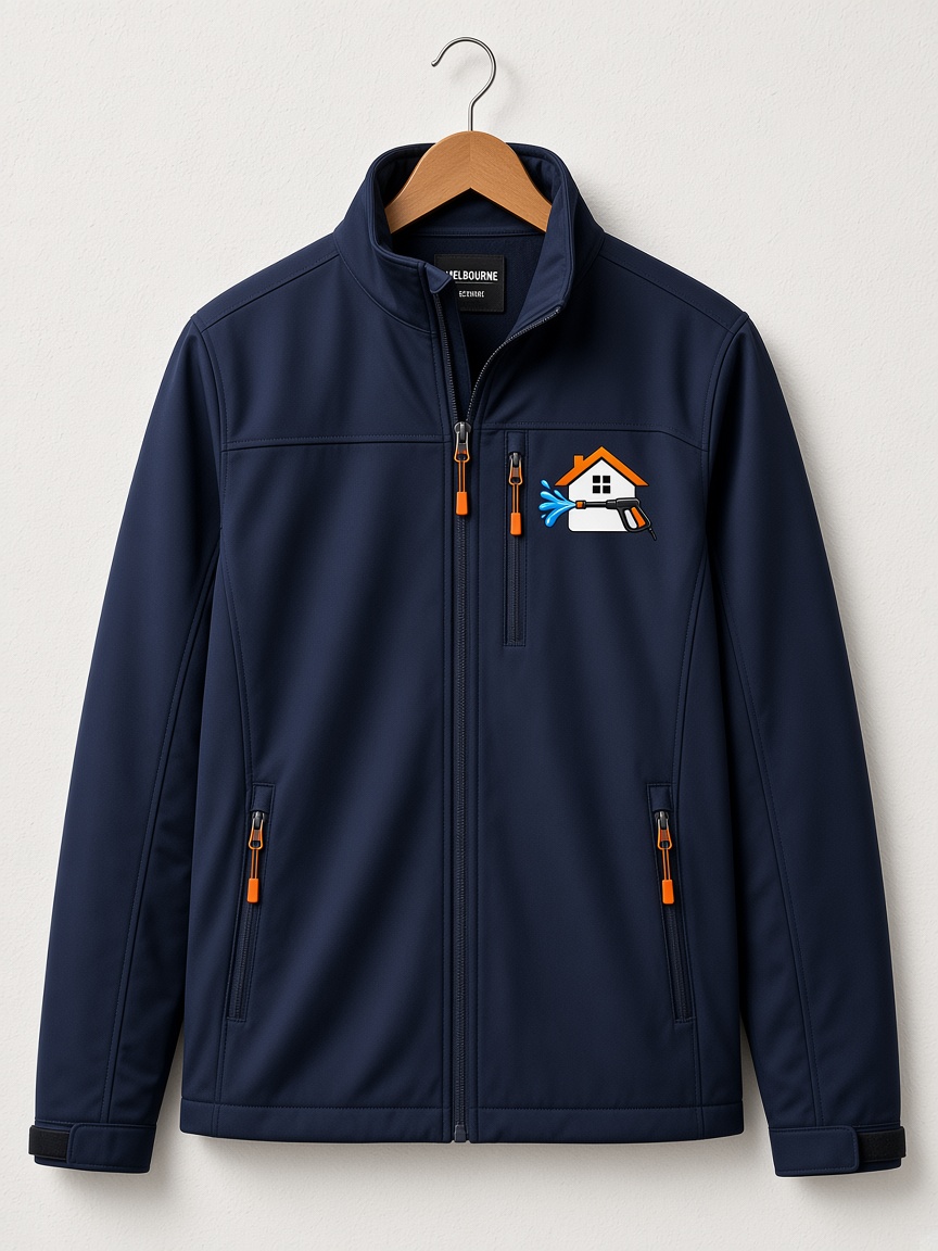 Navy softshell jacket